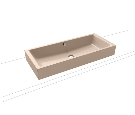 Puro S countertop washbasin 120 mm bahamabeige | Lavabos | Kaldewei