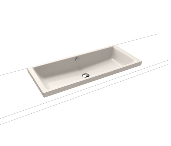 Puro S countertop washbasin 40mm pergamon | Lavabos | Kaldewei