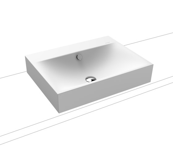 Silenio countertop washbasin 120 mm alpine white matt | Lavabi | Kaldewei