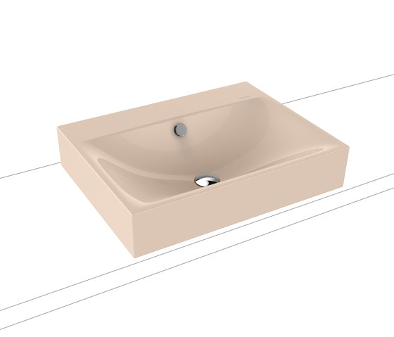 Silenio countertop washbasin 120 mm bahamabeige | Lavabos | Kaldewei