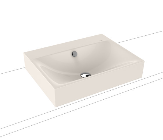 Silenio countertop washbasin 120 mm pergamon | Lavabos | Kaldewei