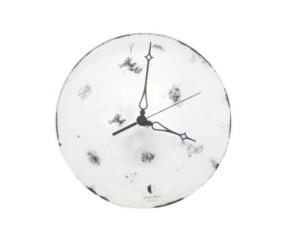 Clocks | Convex clock grey | Horloges | Antique Mirror