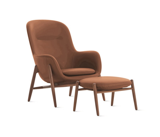 Nora Lounge Chair and Ottoman | Poltrone | Design Within Reach