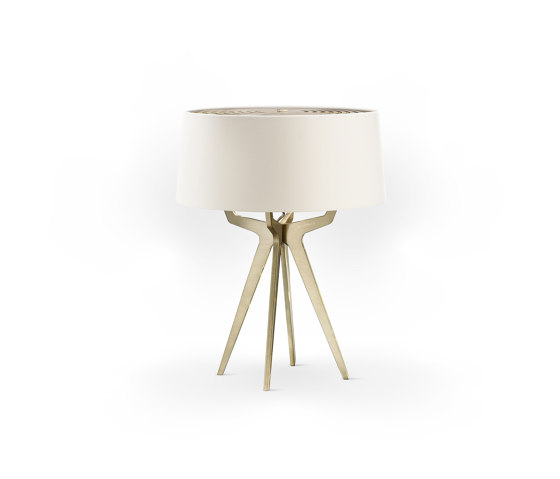 No. 35 Table Lamp Matt Collection - Off White - Brass | Table lights | BALADA & CO.