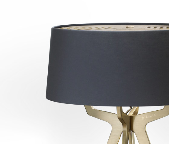 No. 35 Table Lamp Matt Collection - Deep Black - Brass | Lampade tavolo | BALADA & CO.