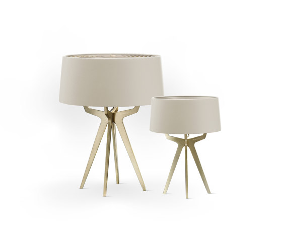 No. 35 Table Lamp Matt Collection - Light taupe - Brass | Luminaires de table | BALADA & CO.