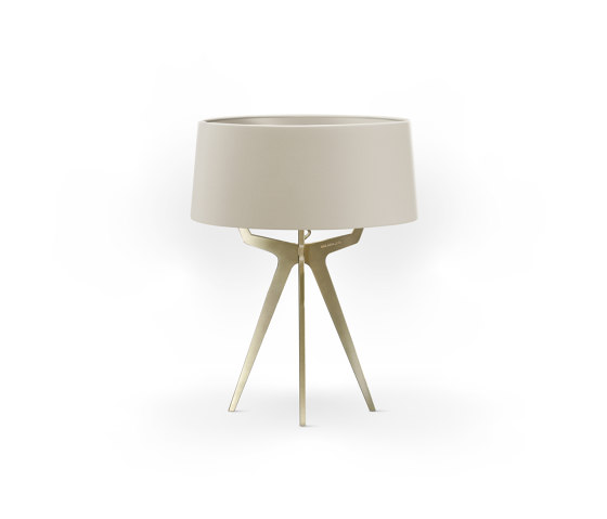 No. 35 Table Lamp Matt Collection - Light taupe - Brass | Table lights | BALADA & CO.