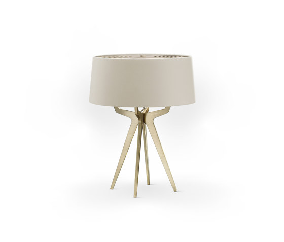 No. 35 Table Lamp Matt Collection - Light taupe - Brass | Table lights | BALADA & CO.