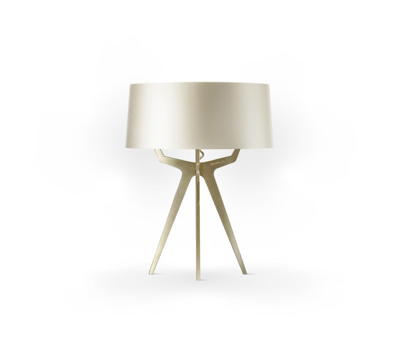 No. 35 Table Lamp Shiny-Matt Collection - Silky Cream - Brass | Table lights | BALADA & CO.