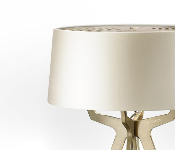 No. 35 Table Lamp Shiny-Matt Collection - Silky Cream - Brass | Luminaires de table | BALADA & CO.