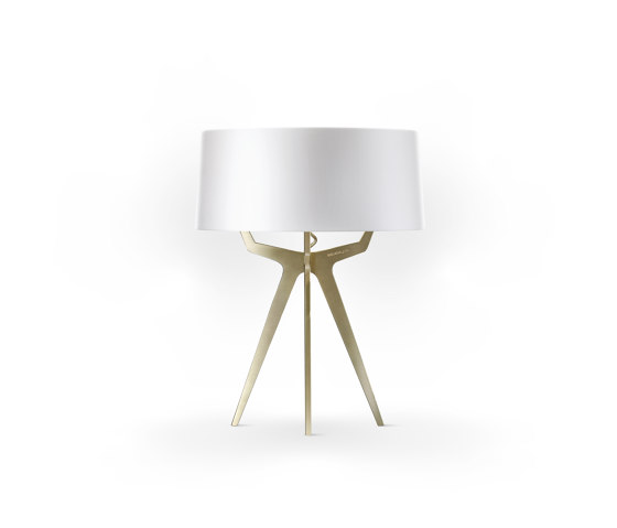 No. 35 Table Lamp Shiny-Matt Collection - Shiny White - Brass | Luminaires de table | BALADA & CO.