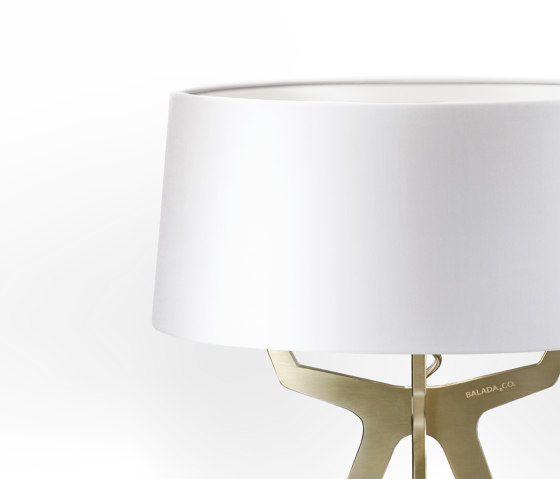 No. 35 Table Lamp Shiny-Matt Collection - Shiny White - Brass | Lampade tavolo | BALADA & CO.