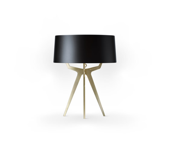 No. 35 Table Lamp Shiny-Matt Collection - Shiny Black - Brass | Table lights | BALADA & CO.