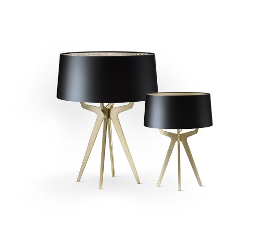No. 35 Table Lamp Shiny-Matt Collection - Shiny Black - Brass | Lámparas de sobremesa | BALADA & CO.