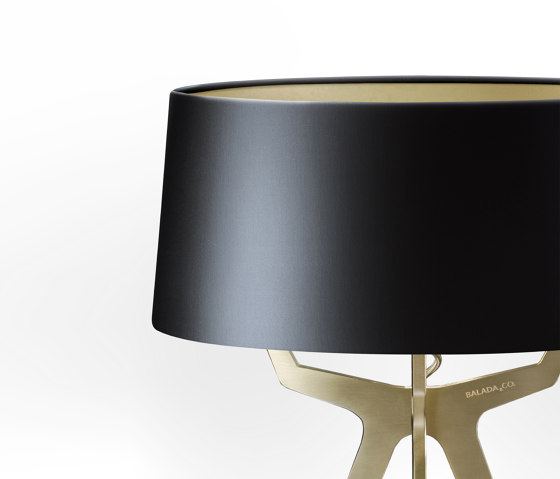 No. 35 Table Lamp Shiny-Matt Collection - Shiny Black - Brass | Lampade tavolo | BALADA & CO.