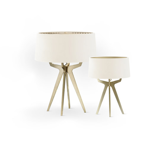 No. 35 Table Lamp Velvet Collection - Magnolia - Brass | Table lights | BALADA & CO.