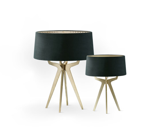 No. 35 Table Lamp Velvet Collection - Cactus - Brass | Table lights | BALADA & CO.