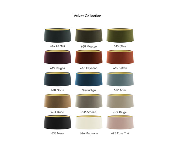 No. 35 Table Lamp Velvet Collection - Olive - Brass | Luminaires de table | BALADA & CO.