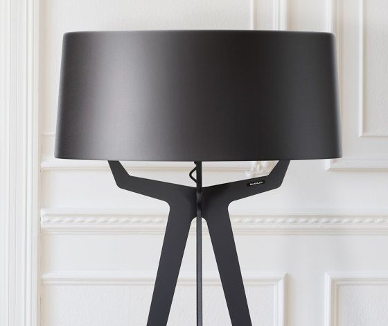 No. 35 Floor Lamp Shiny-Matt Collection - Night Grey - Fenix NTM® | Standleuchten | BALADA & CO.