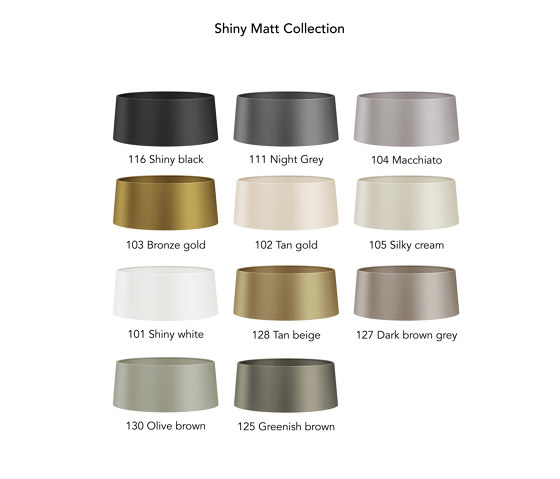 No. 35 Floor Lamp Shiny-Matt Collection - Silky Cream - Brass | Lampade piantana | BALADA & CO.