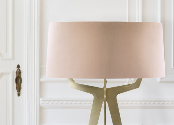 No. 35 Floor Lamp Velvet Collection - Rose The - Brass | Luminaires sur pied | BALADA & CO.