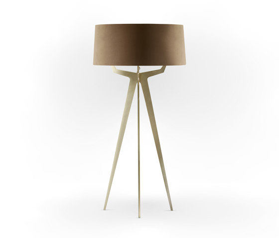 No. 35 Floor Lamp Velvet Collection - Dune - Brass | Standleuchten | BALADA & CO.