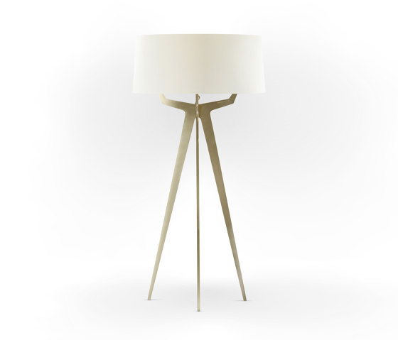 No. 35 Floor Lamp Velvet Collection - Magnolia - Brass | Free-standing lights | BALADA & CO.