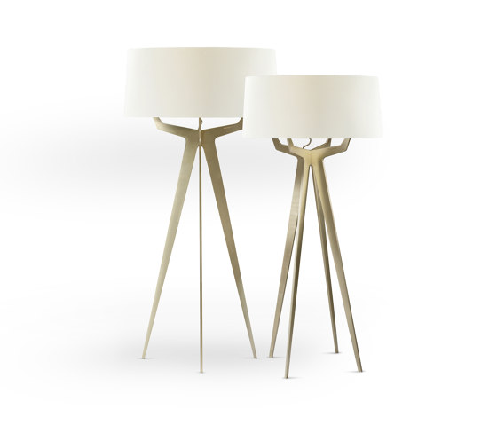 No. 35 Floor Lamp Velvet Collection - Magnolia - Brass | Free-standing lights | BALADA & CO.