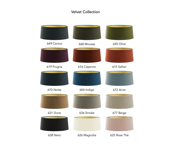 No. 35 Floor Lamp Velvet Collection - Olive - Brass | Lámparas de pie | BALADA & CO.