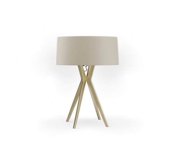 No. 43 Table Lamp Matt Collection - Light taupe - Brass | Table lights | BALADA & CO.