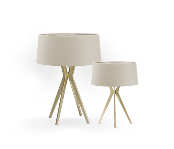 No. 43 Table Lamp Matt Collection - Light taupe - Brass | Table lights | BALADA & CO.