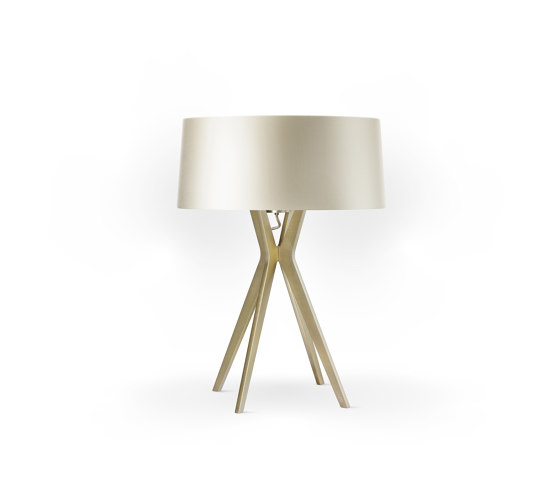 No. 43 Table Lamp Shiny-Matt Collection - Silky Cream - Brass | Tischleuchten | BALADA & CO.