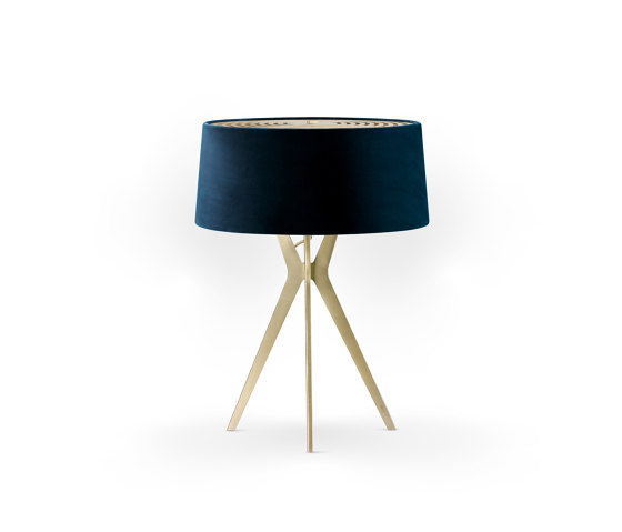 No. 43 Table Lamp Velvet Collection - Notte - Brass | Table lights | BALADA & CO.