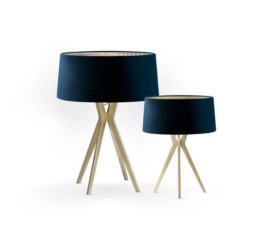 No. 43 Table Lamp Velvet Collection - Notte - Brass | Table lights | BALADA & CO.