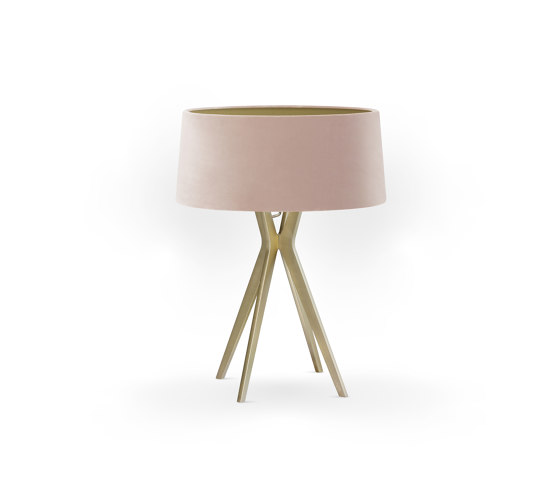 No. 43 Table Lamp Velvet Collection - Rose The ́- Brass | Luminaires de table | BALADA & CO.