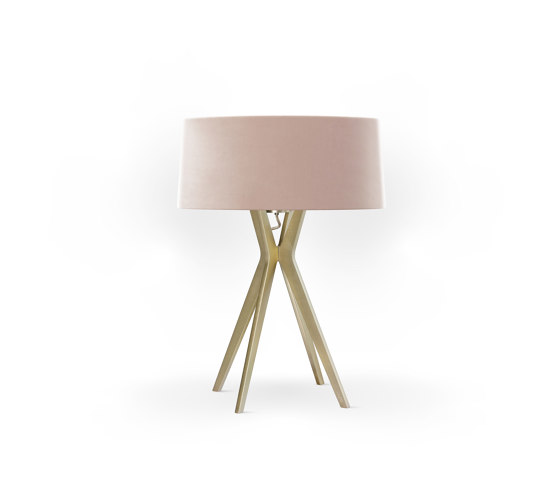 No. 43 Table Lamp Velvet Collection - Rose The ́- Brass | Luminaires de table | BALADA & CO.