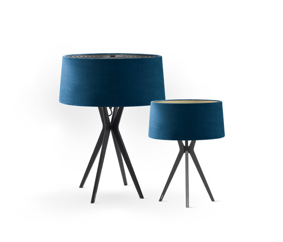 No. 43 Table Lamp Velvet Collection - Indigo - Fenix NTM® | Luminaires de table | BALADA & CO.