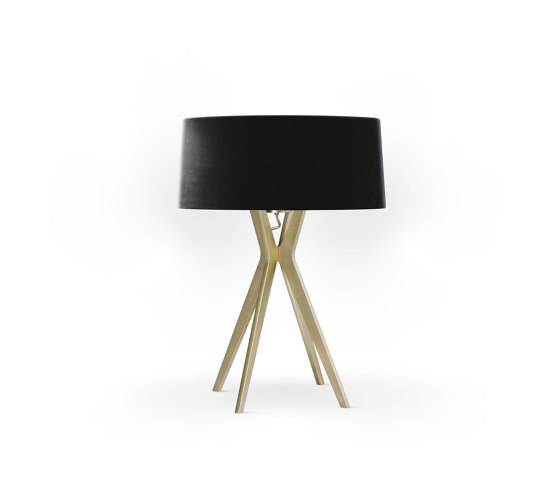 No. 43 Table Lamp Velvet Collection - Nero - Brass | Lampade tavolo | BALADA & CO.