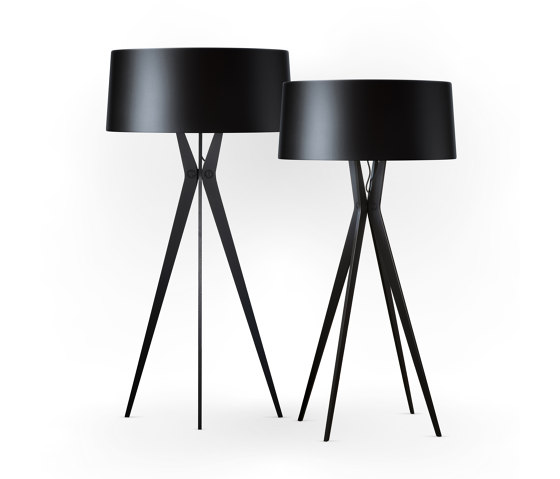 No. 43 Floor Lamp Shiny-Matt Collection - Shiny Black - Fenix NTM® | Luminaires sur pied | BALADA & CO.