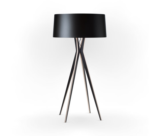 No. 43 Floor Lamp Shiny-Matt Collection - Shiny Black - Multiplex | Standleuchten | BALADA & CO.