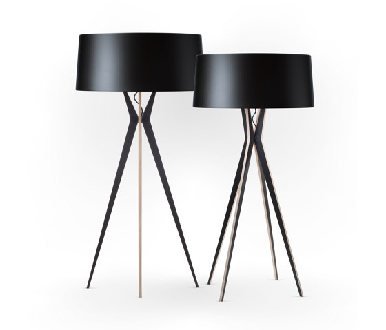 No. 43 Floor Lamp Shiny-Matt Collection - Shiny Black - Multiplex | Standleuchten | BALADA & CO.