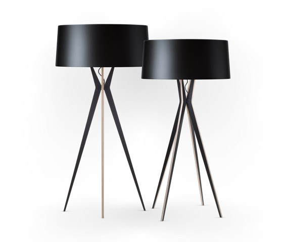 No. 43 Floor Lamp Shiny-Matt Collection - Shiny Black - Multiplex | Luminaires sur pied | BALADA & CO.