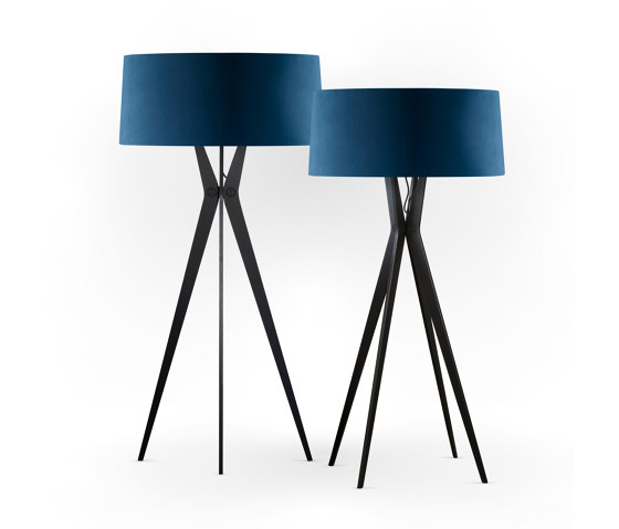 No. 43 Floor Lamp Velvet Collection - Indigo - Fenix NTM® | Standleuchten | BALADA & CO.
