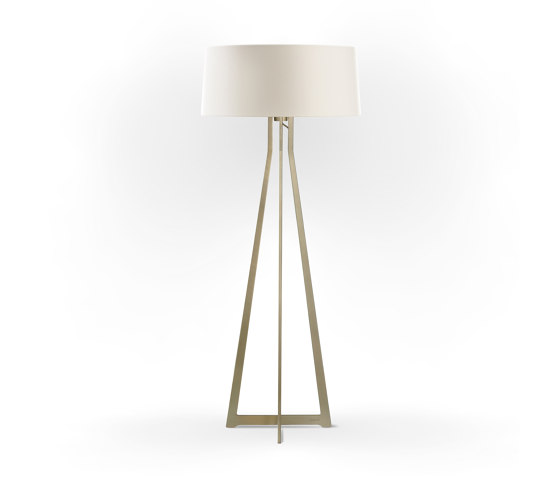 No. 47 Floor Lamp Matt Collection - Off White - Brass | Lámparas de pie | BALADA & CO.