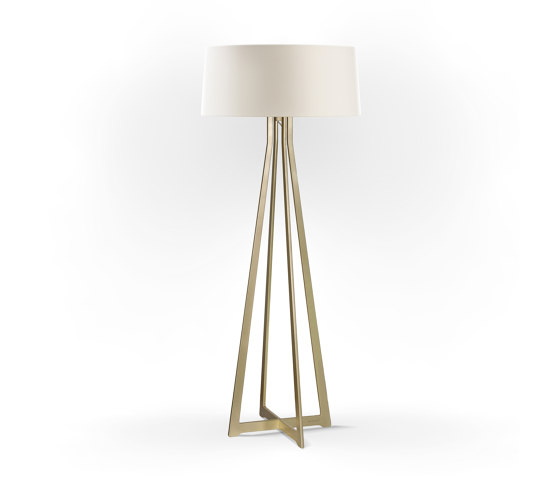 No. 47 Floor Lamp Matt Collection - Off White - Brass | Lampade piantana | BALADA & CO.