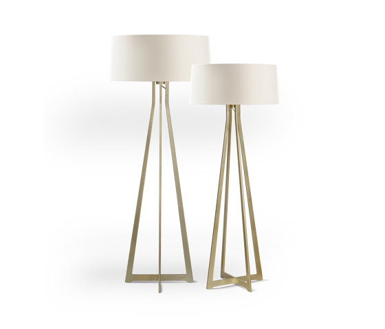 No. 47 Floor Lamp Matt Collection - Off White - Brass | Lámparas de pie | BALADA & CO.