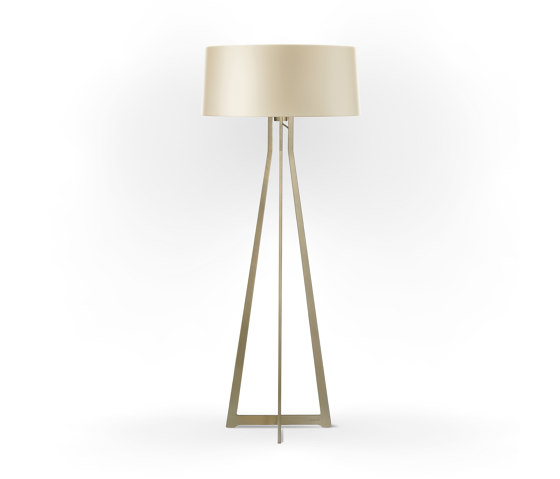 No. 47 Floor Lamp Shiny Matt- Tan Gold - Brass | Free-standing lights | BALADA & CO.