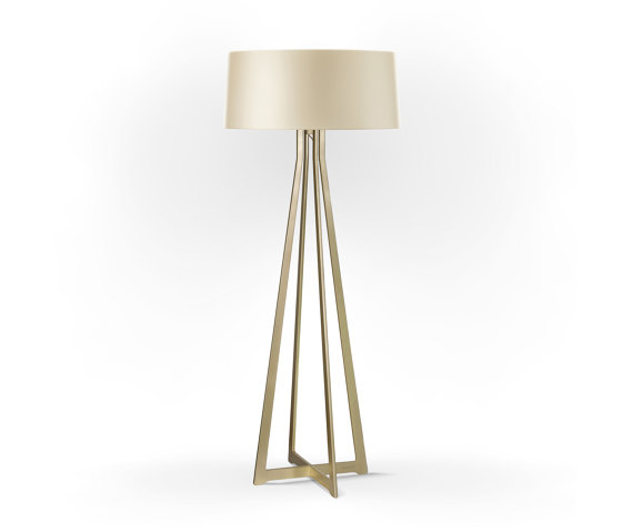 No. 47 Floor Lamp Shiny Matt- Tan Gold - Brass | Lampade piantana | BALADA & CO.