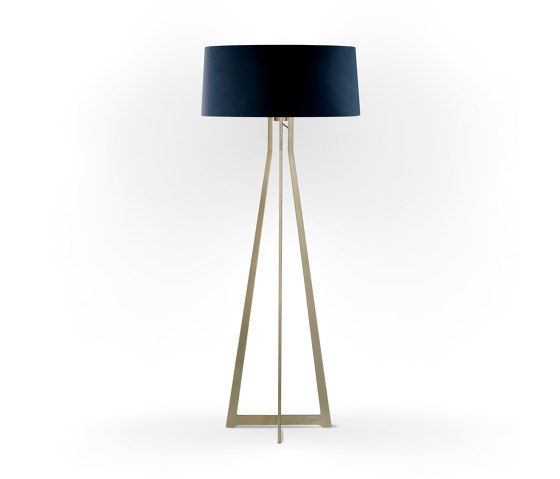No. 47 Floor Lamp Velvet Collection - Notte - Brass | Standleuchten | BALADA & CO.