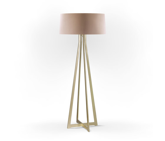 No. 47 Floor Lamp Velvet Collection - Rose The - Brass | Lampade piantana | BALADA & CO.